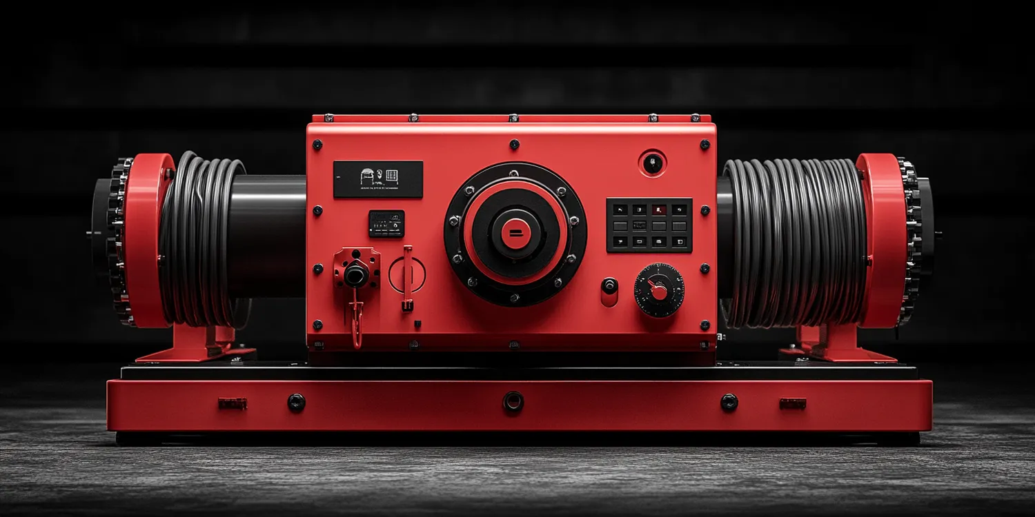 Wyciągarka z liną syntetyczną